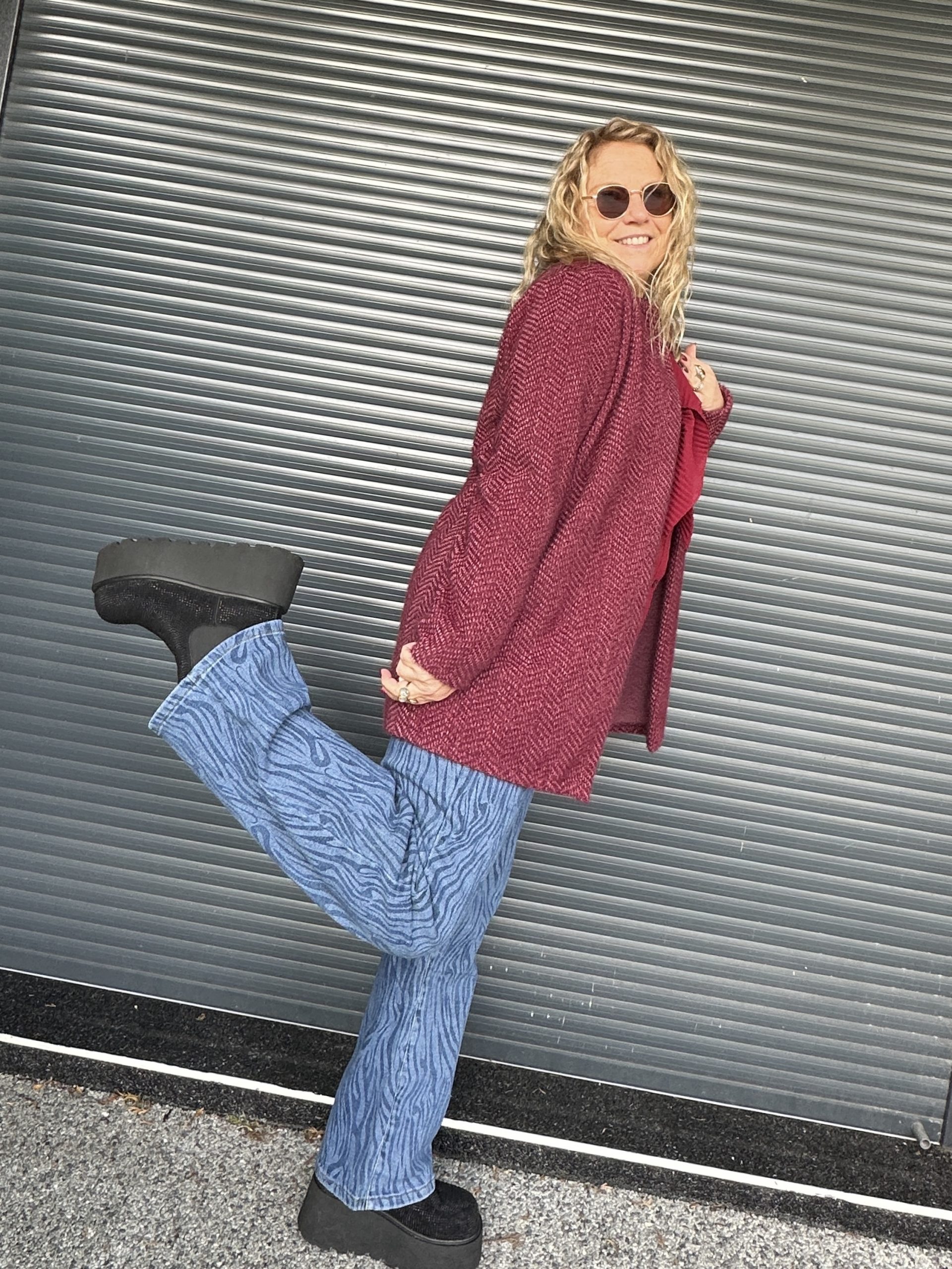 Veste Dona bordeaux – Image 7