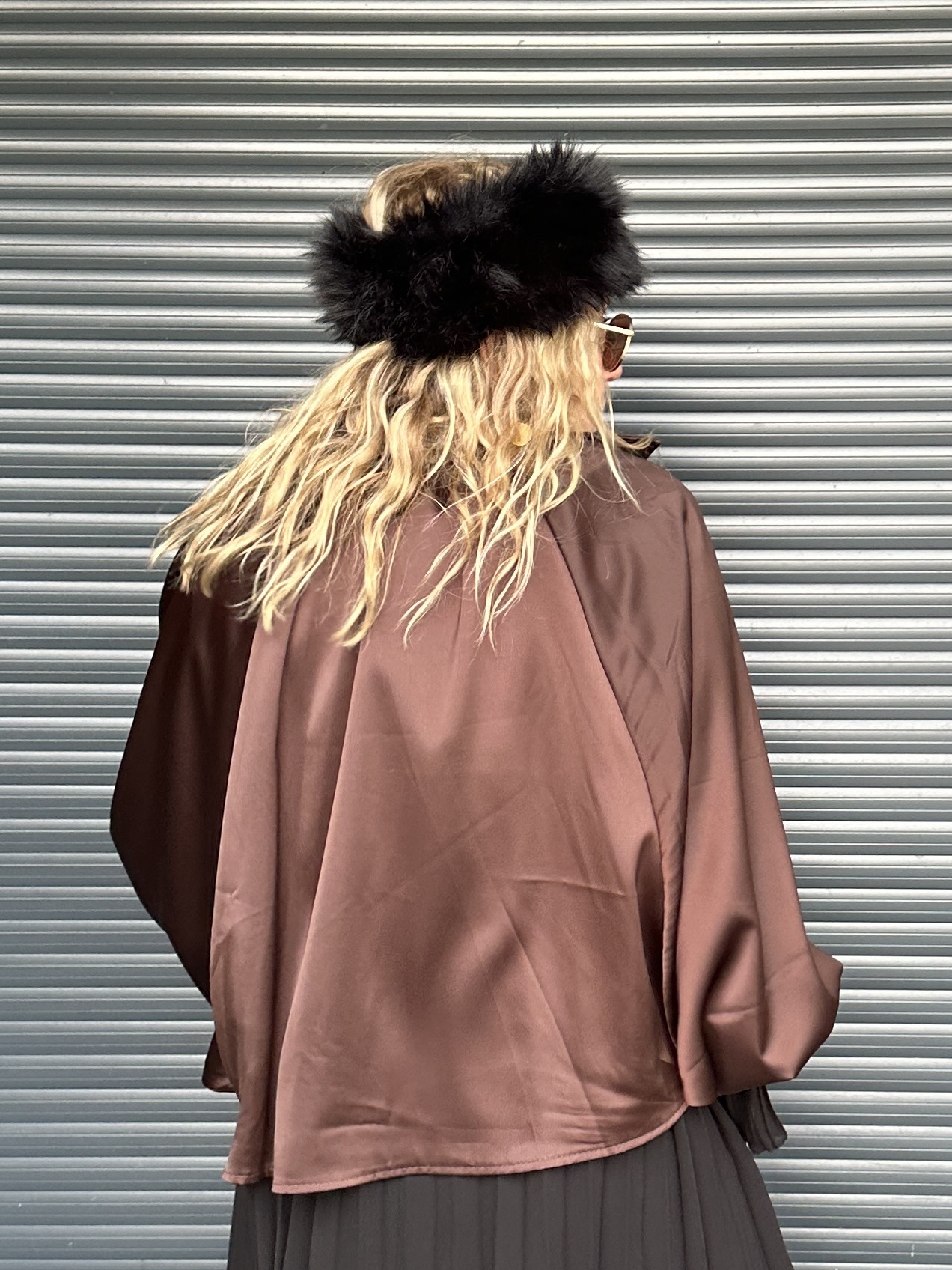Veste Sallie choco satinée – Image 8