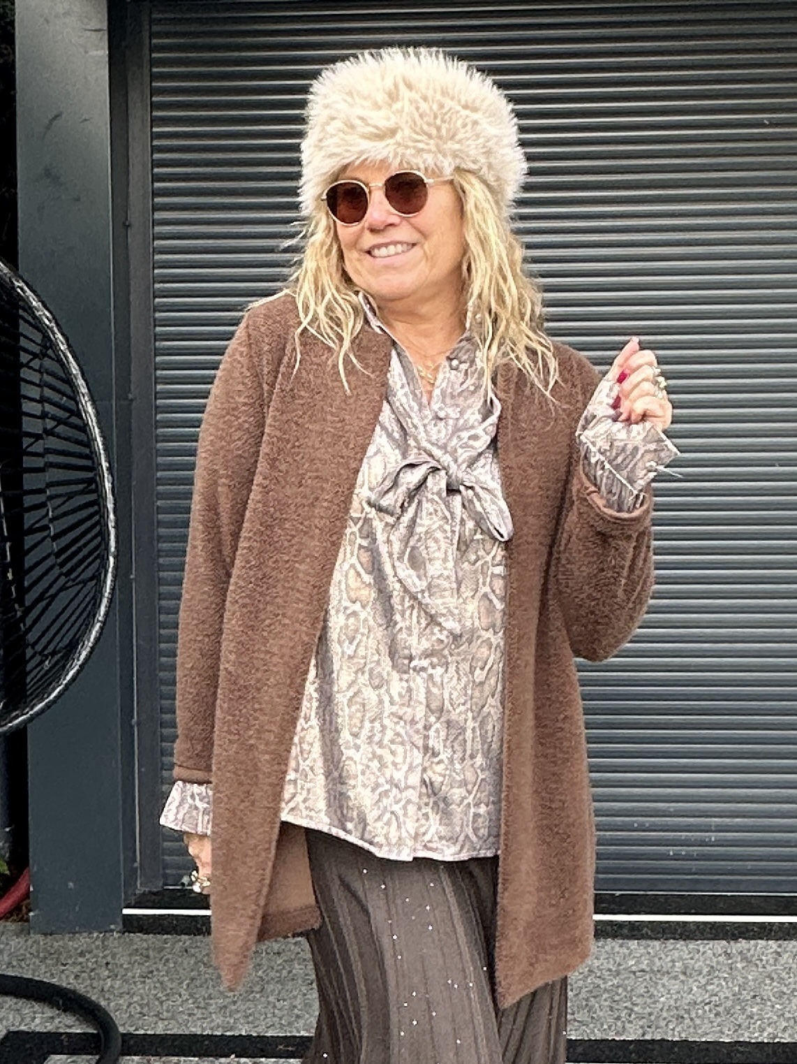 Veste Kaila douce chocolat