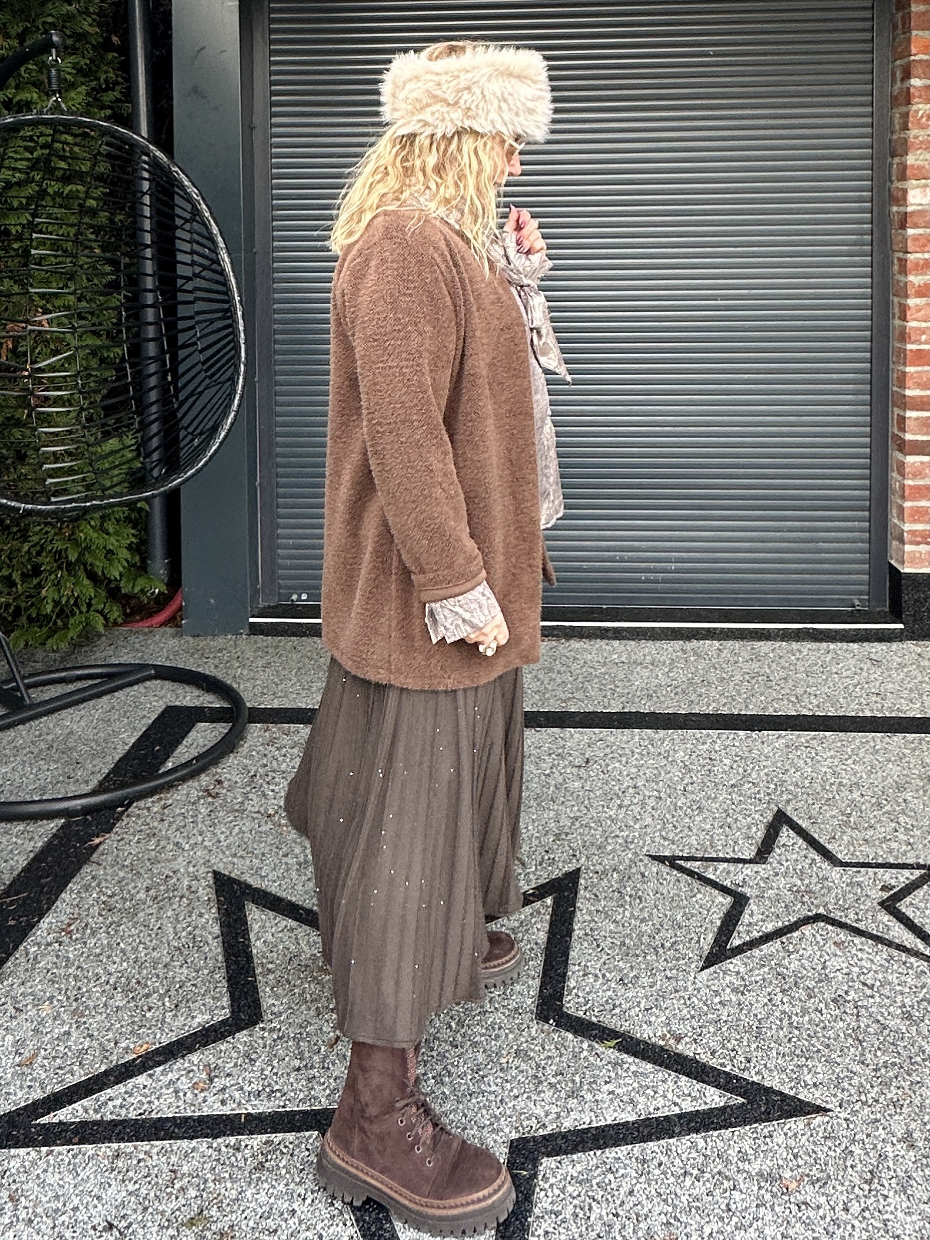 Veste Kaila douce chocolat – Image 2