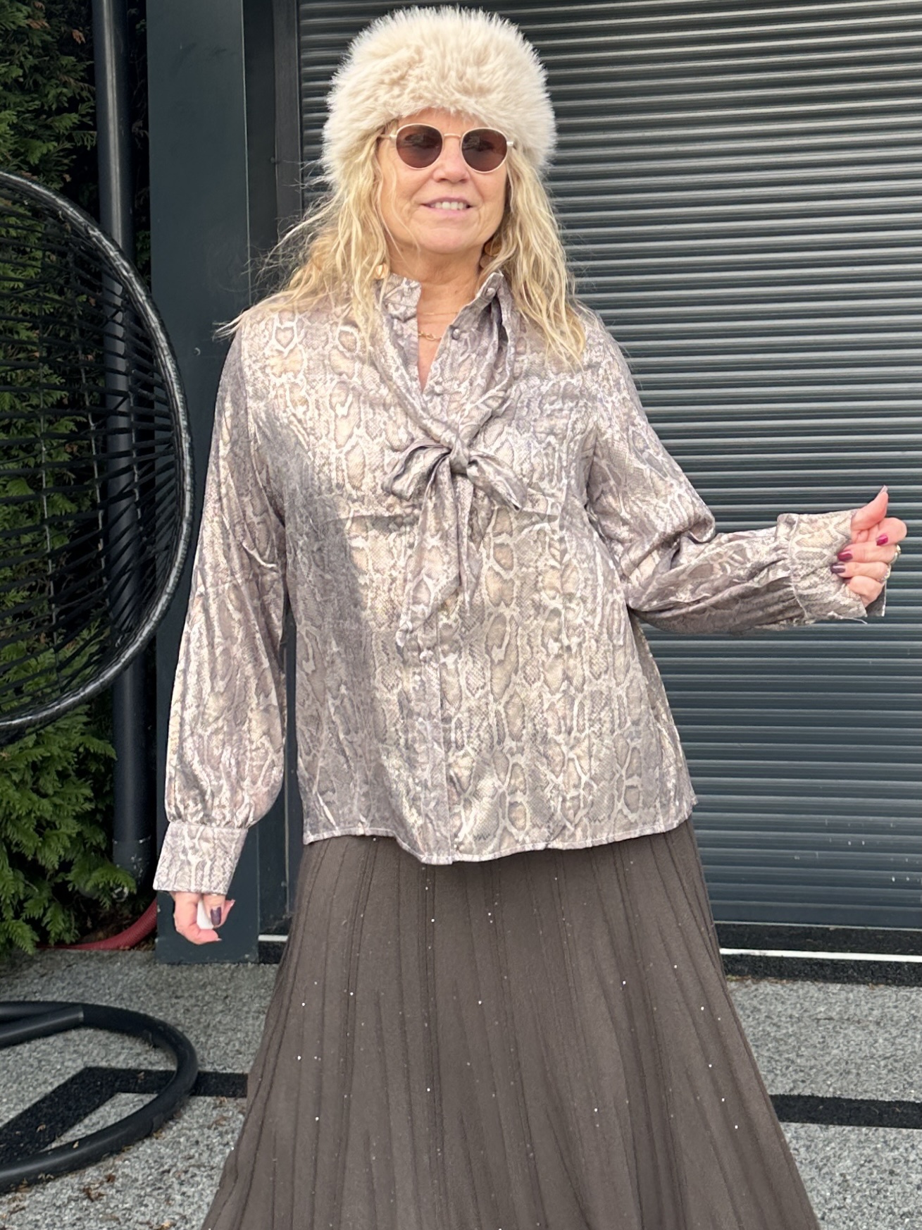 Blouse Callie léopard brillante – Image 8