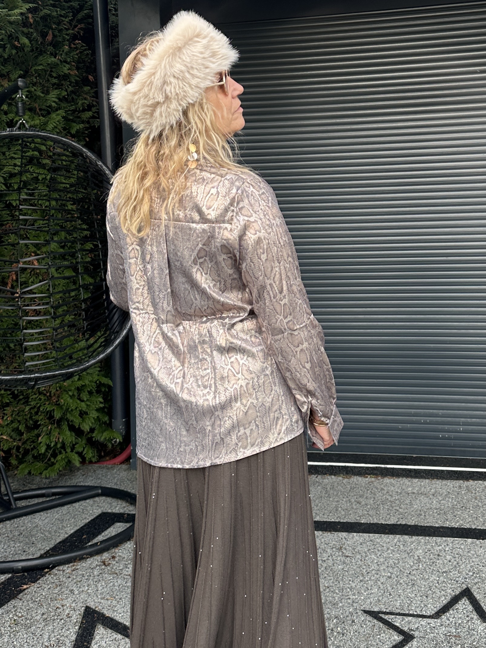 Blouse Callie léopard brillante – Image 3