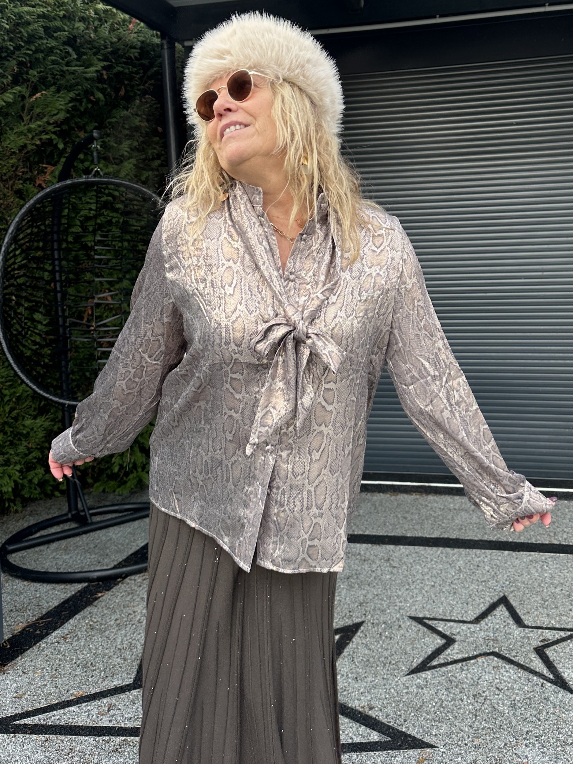 Blouse Callie léopard brillante – Image 5