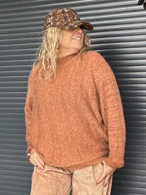 Pull Vivi rouille pailleté