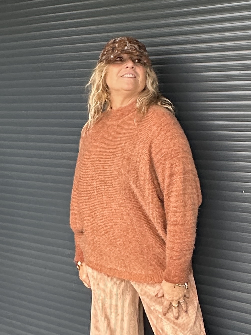 Pull Vivi rouille pailleté – Image 4