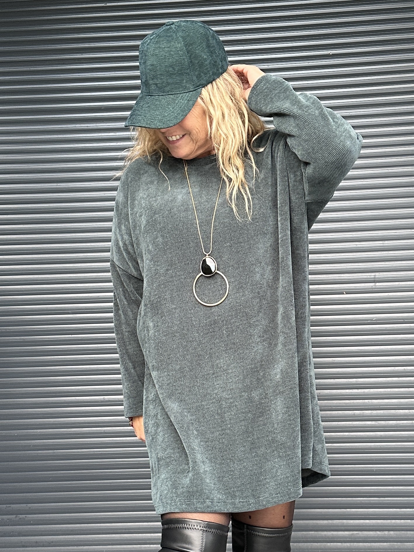 Tunique Wendy vert bouteille