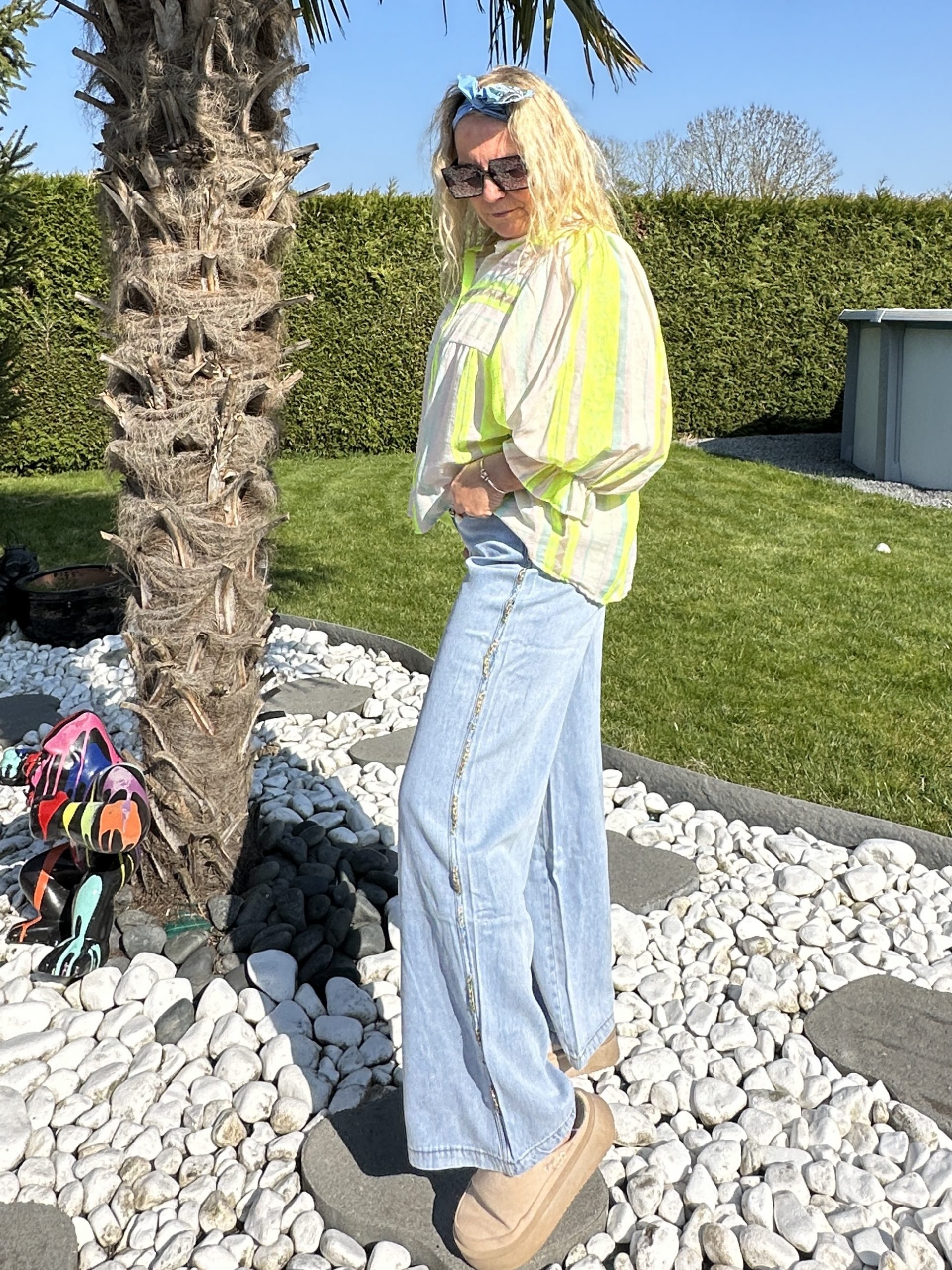 Blouse Kayla rayée fluo – Image 6