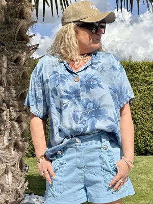 T-shirt Colline fleuri