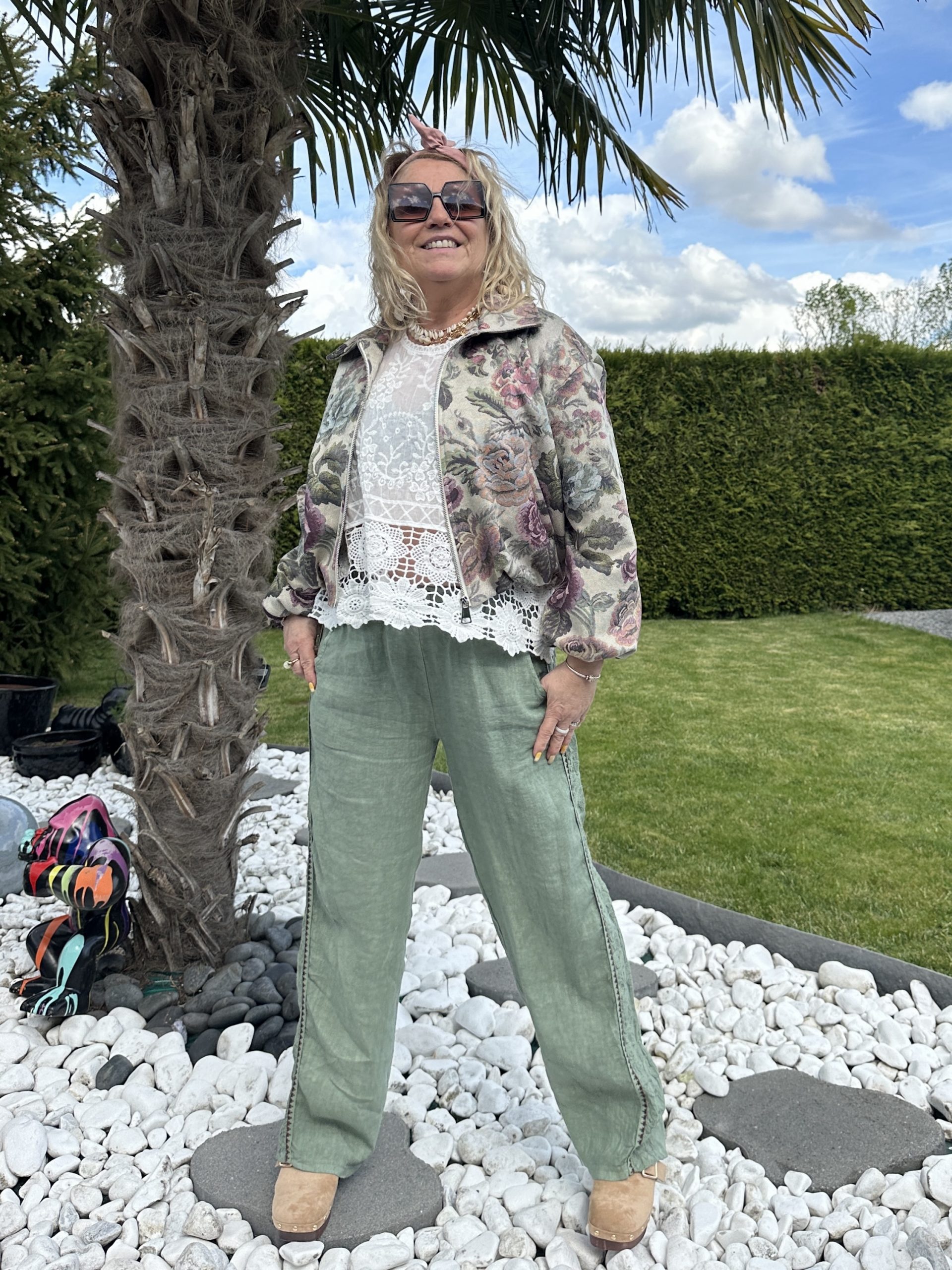Veste Lilas fleurie – Image 4