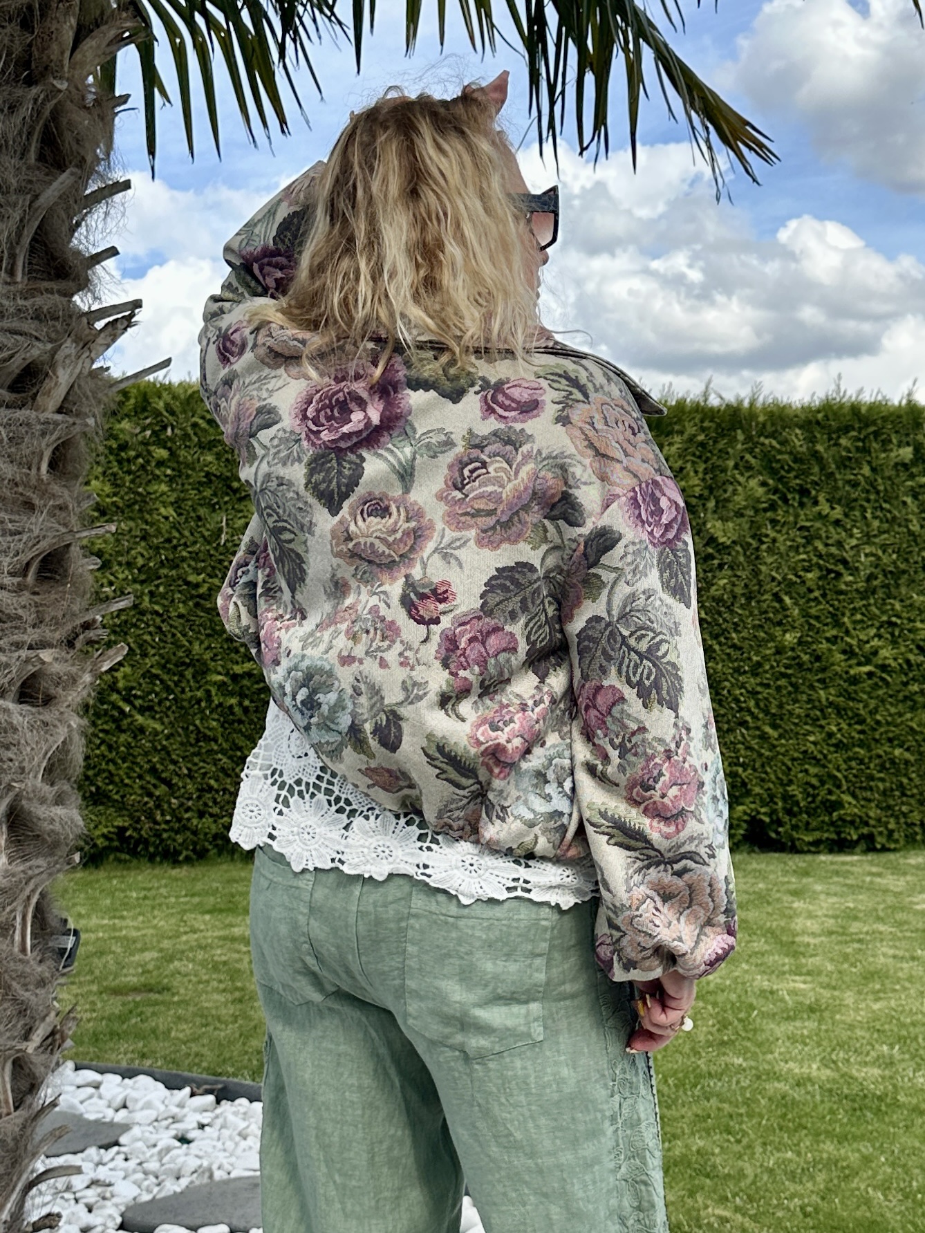 Veste Lilas fleurie – Image 3