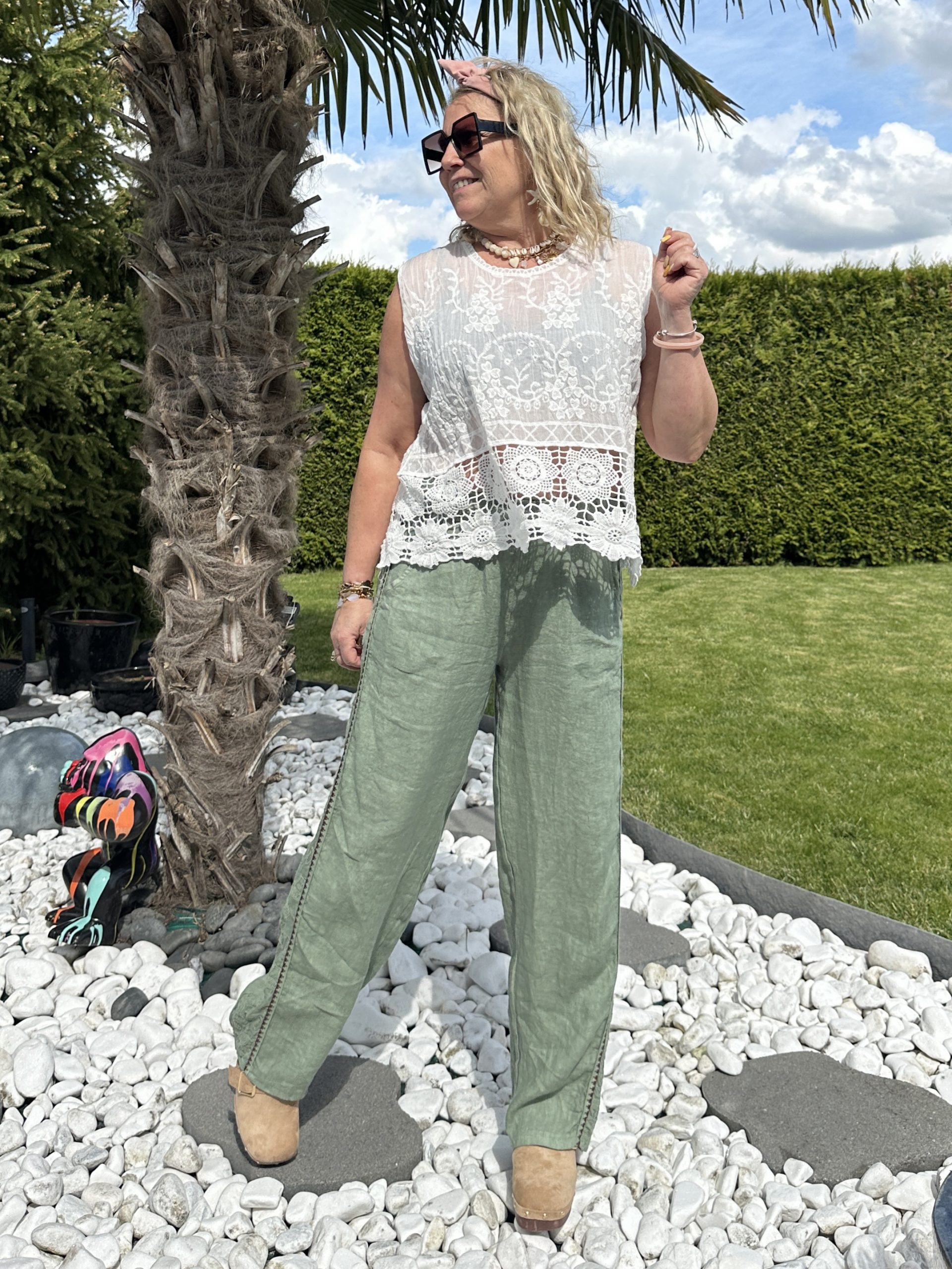 Débardeur Sally beige – Image 2