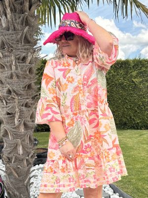 Robe Elsa fleurie