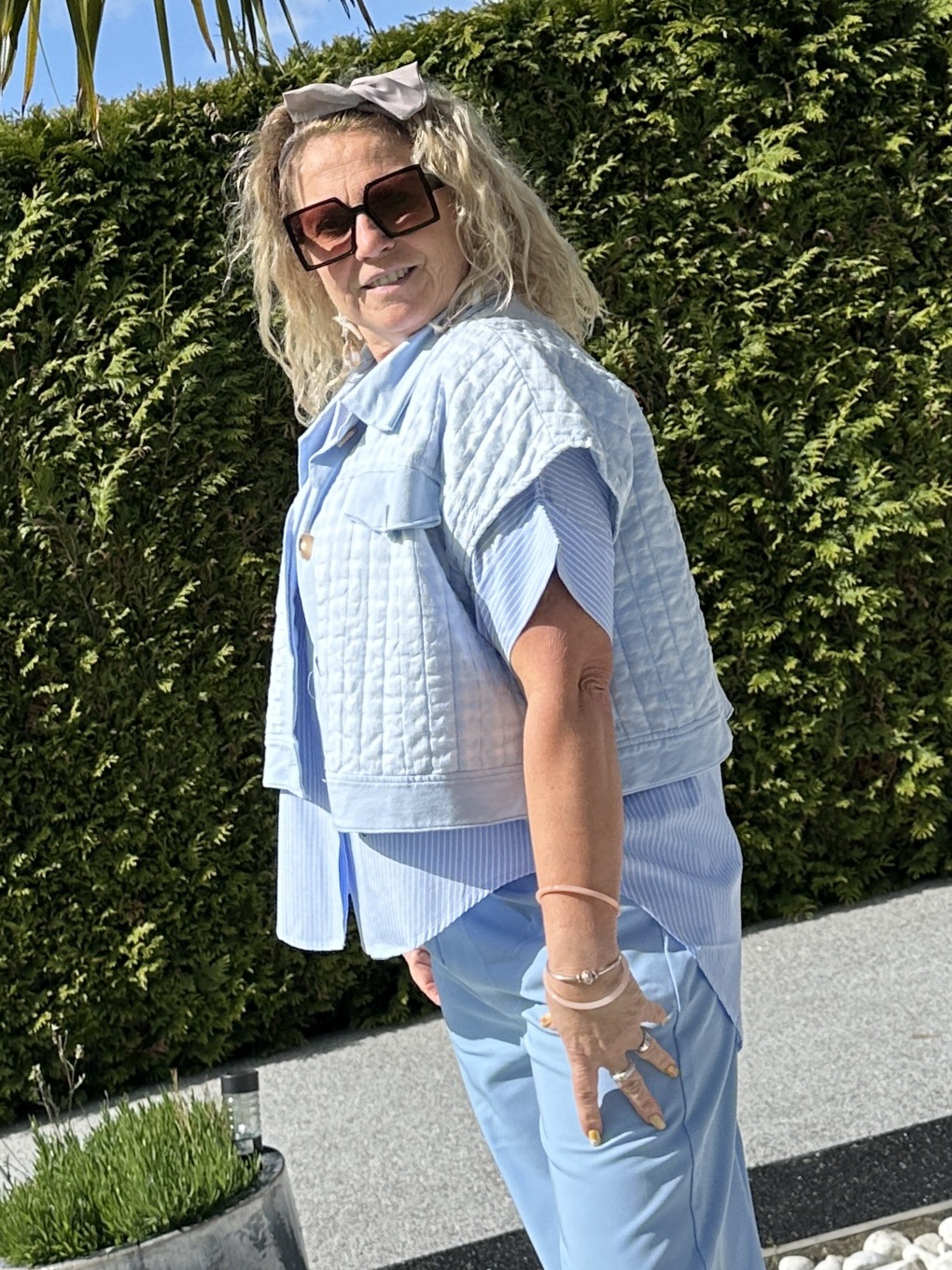 Gilet Mia à carreaux – Image 3