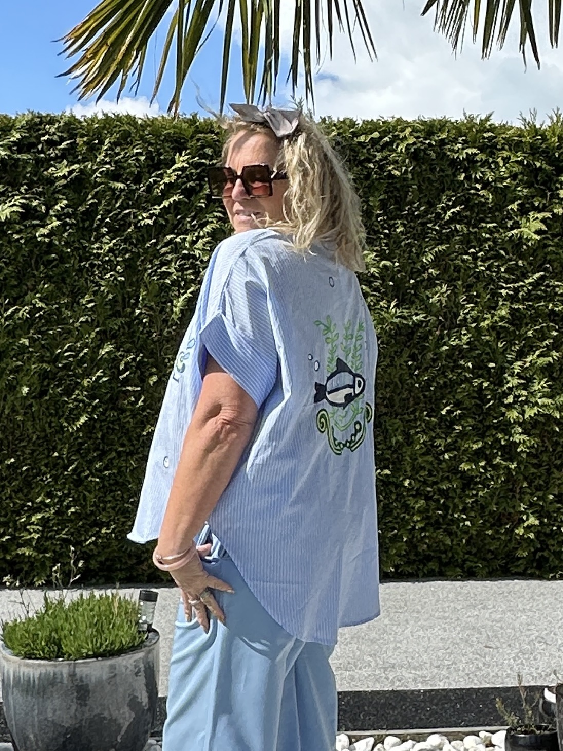 Chemise Véra océan – Image 2