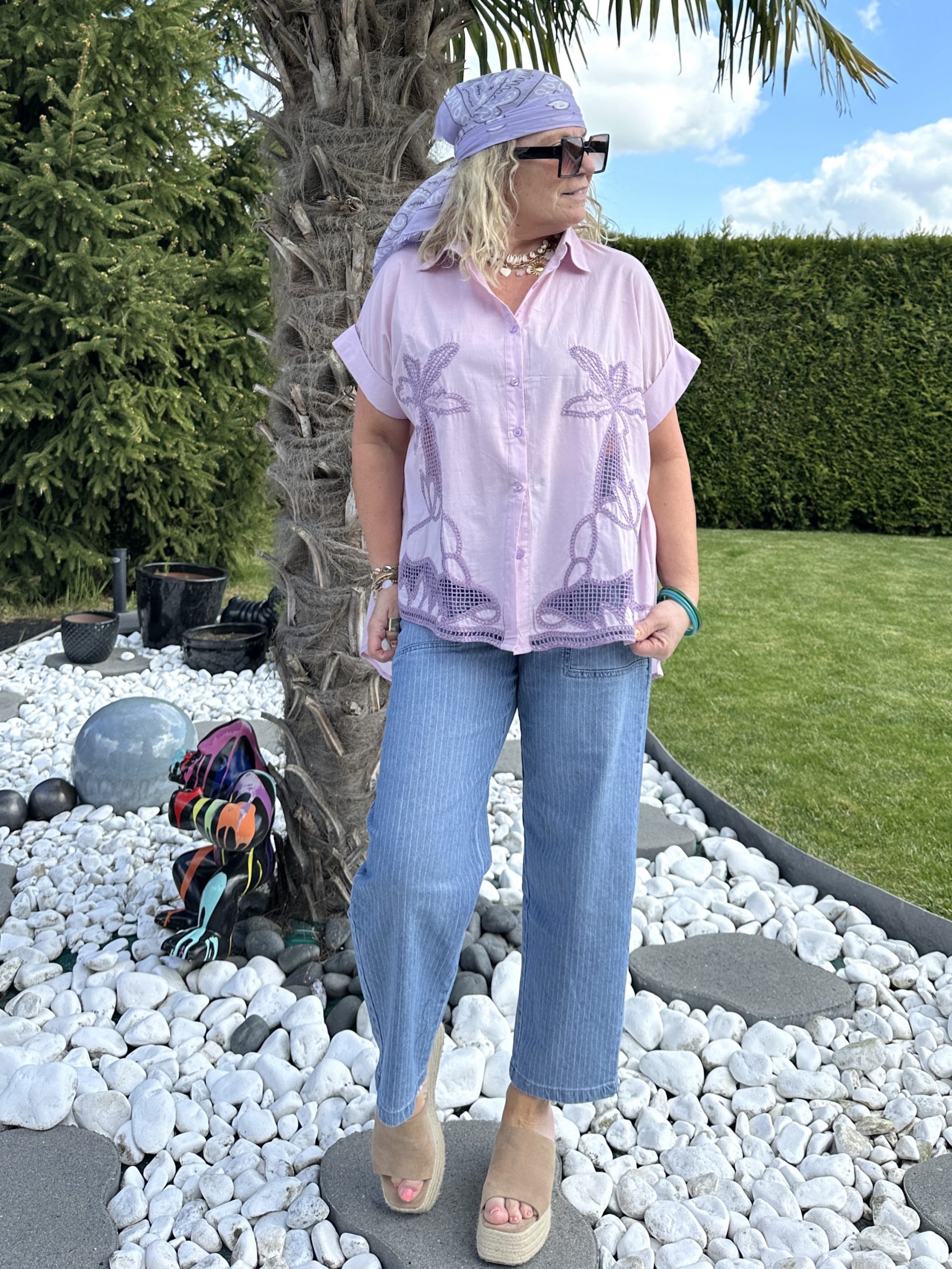 Chemise bella mauve – Image 3
