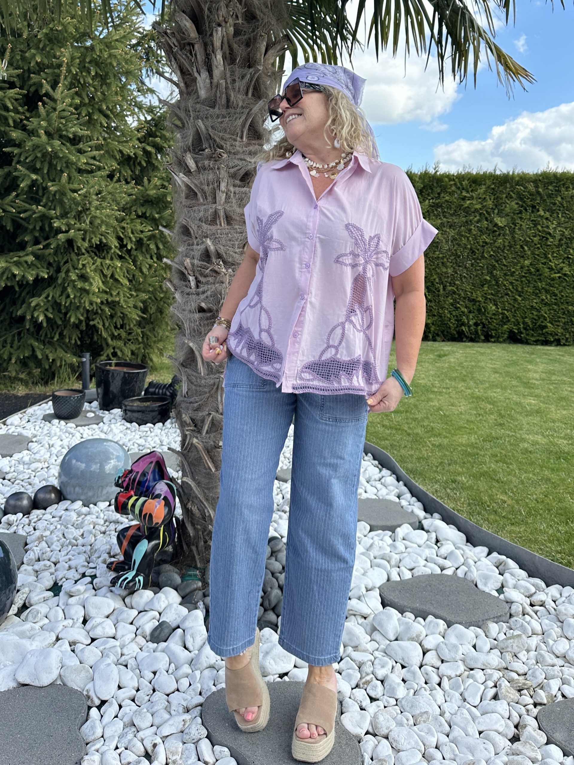 Chemise bella mauve – Image 7