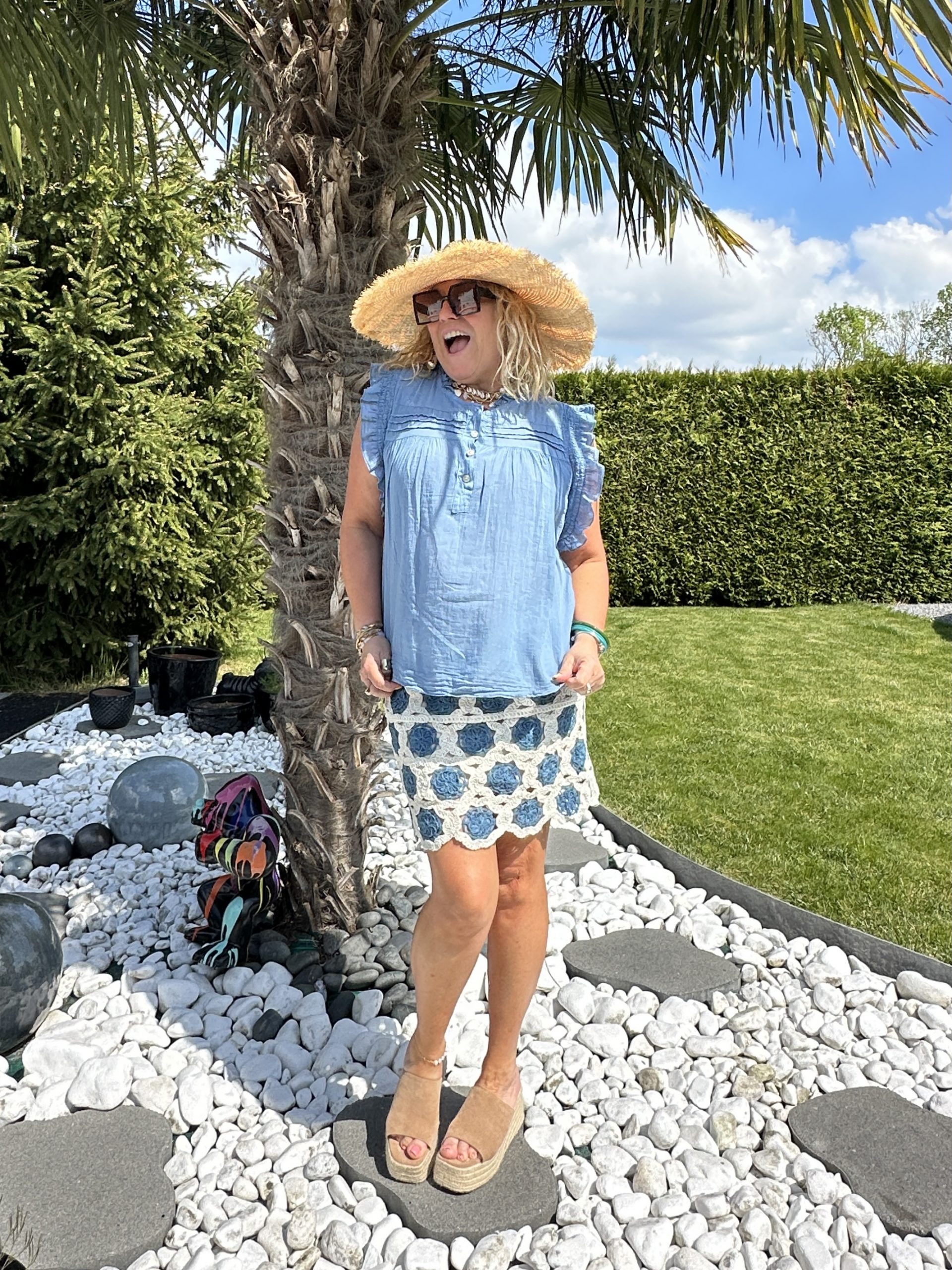 Blouse Ely bleue – Image 3