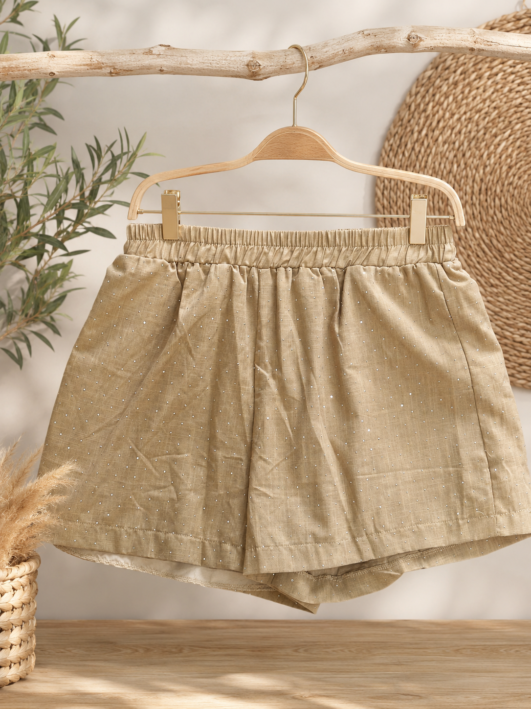 Short Savannah camel paillettes – Image 2