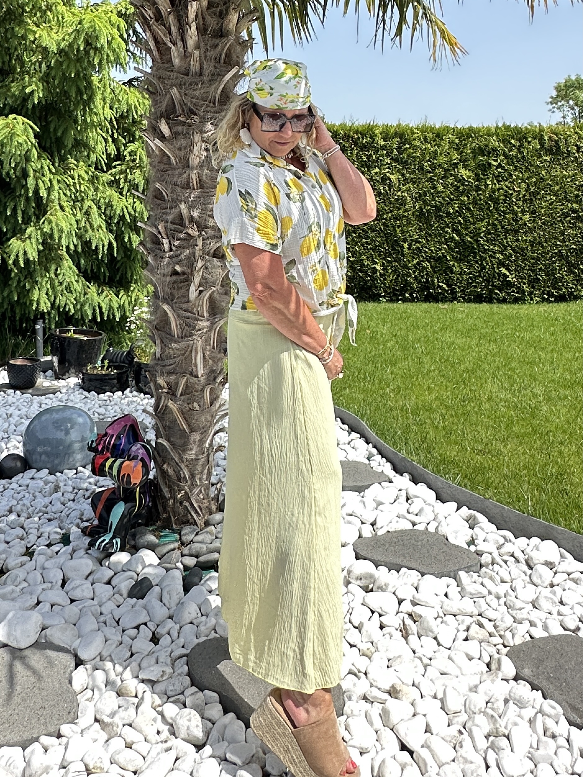 Pantalon Daisy jaune – Image 3