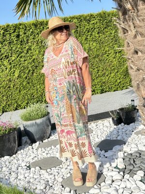 Robe Doria palmier