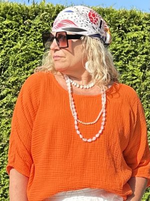 T-shirt Shelby orange