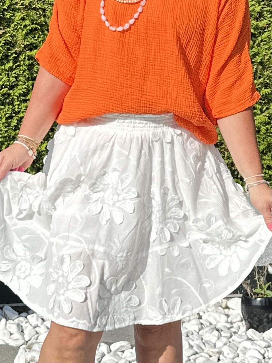 Jupe Scarlett blanche – Image 3