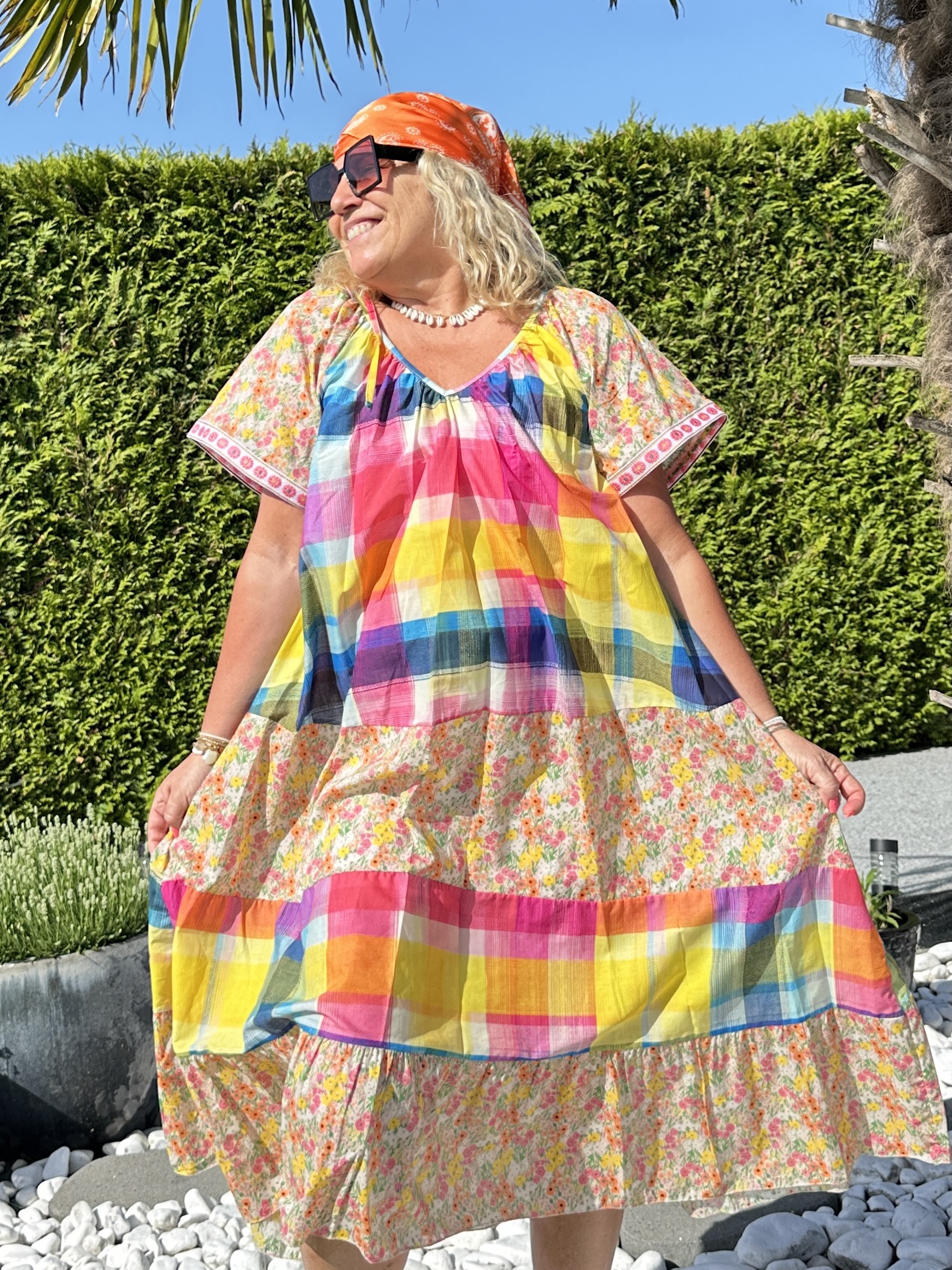 Robe louise madras – Image 8