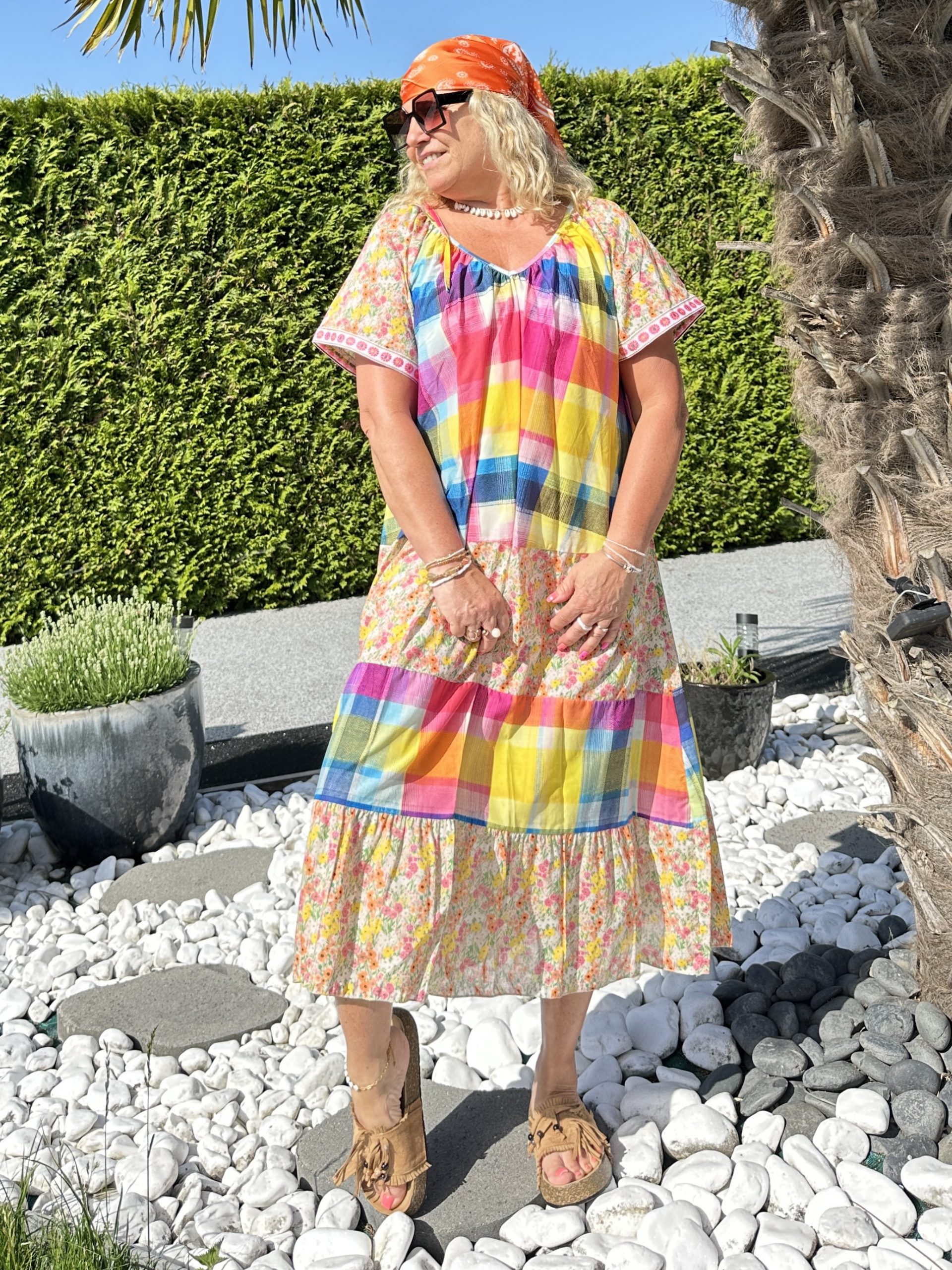 Robe louise madras – Image 3