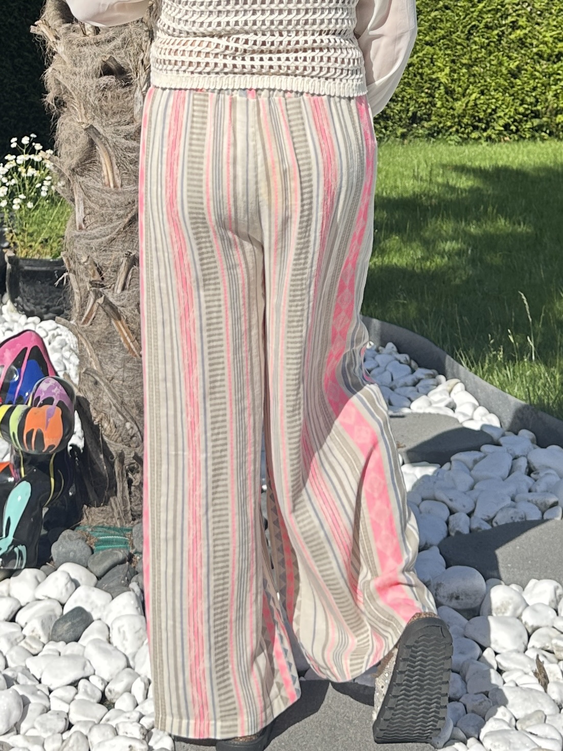 Pantalon Willow rayé fluo – Image 4