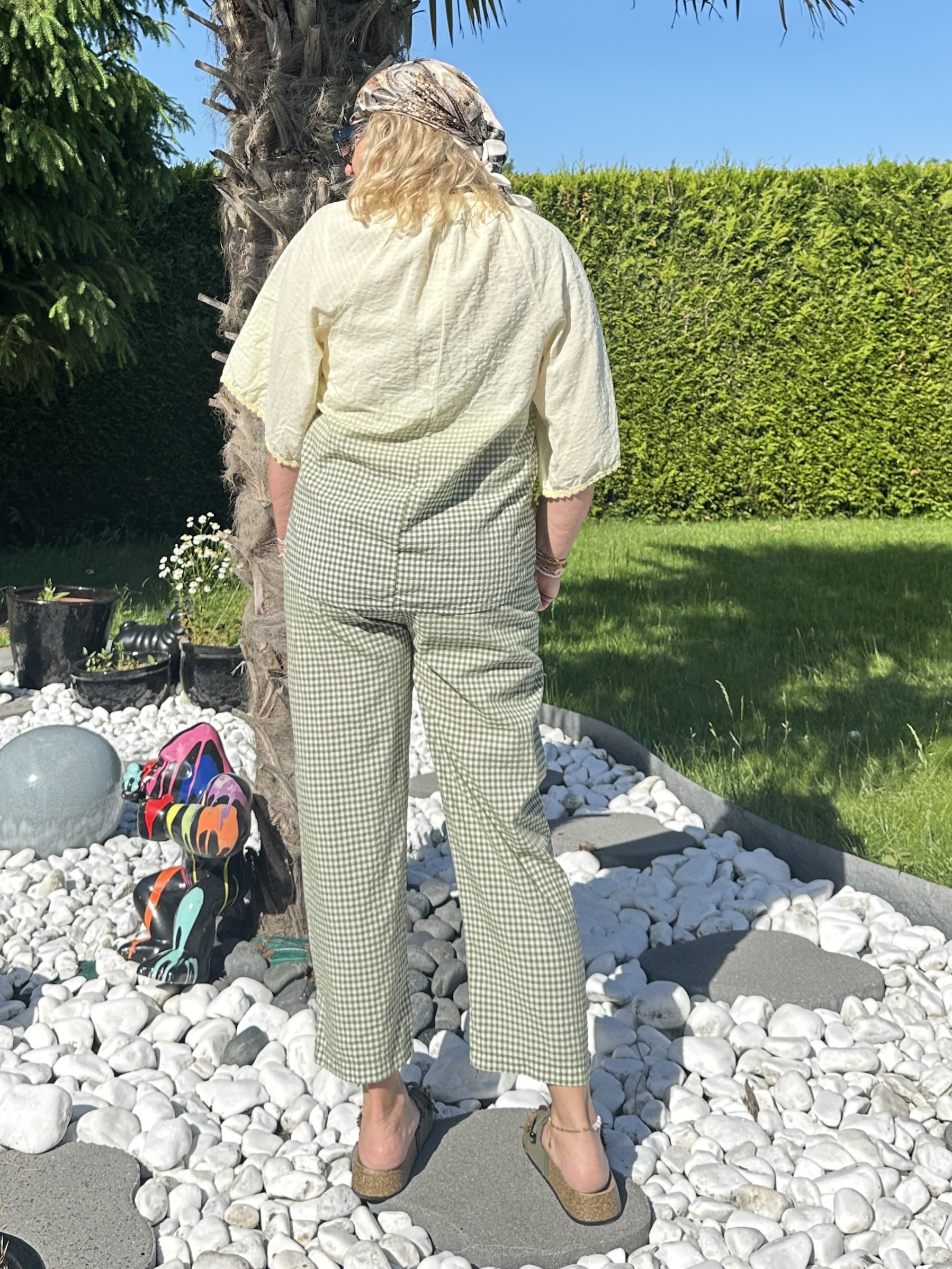 Pantalon Dakota vichy kaki – Image 5