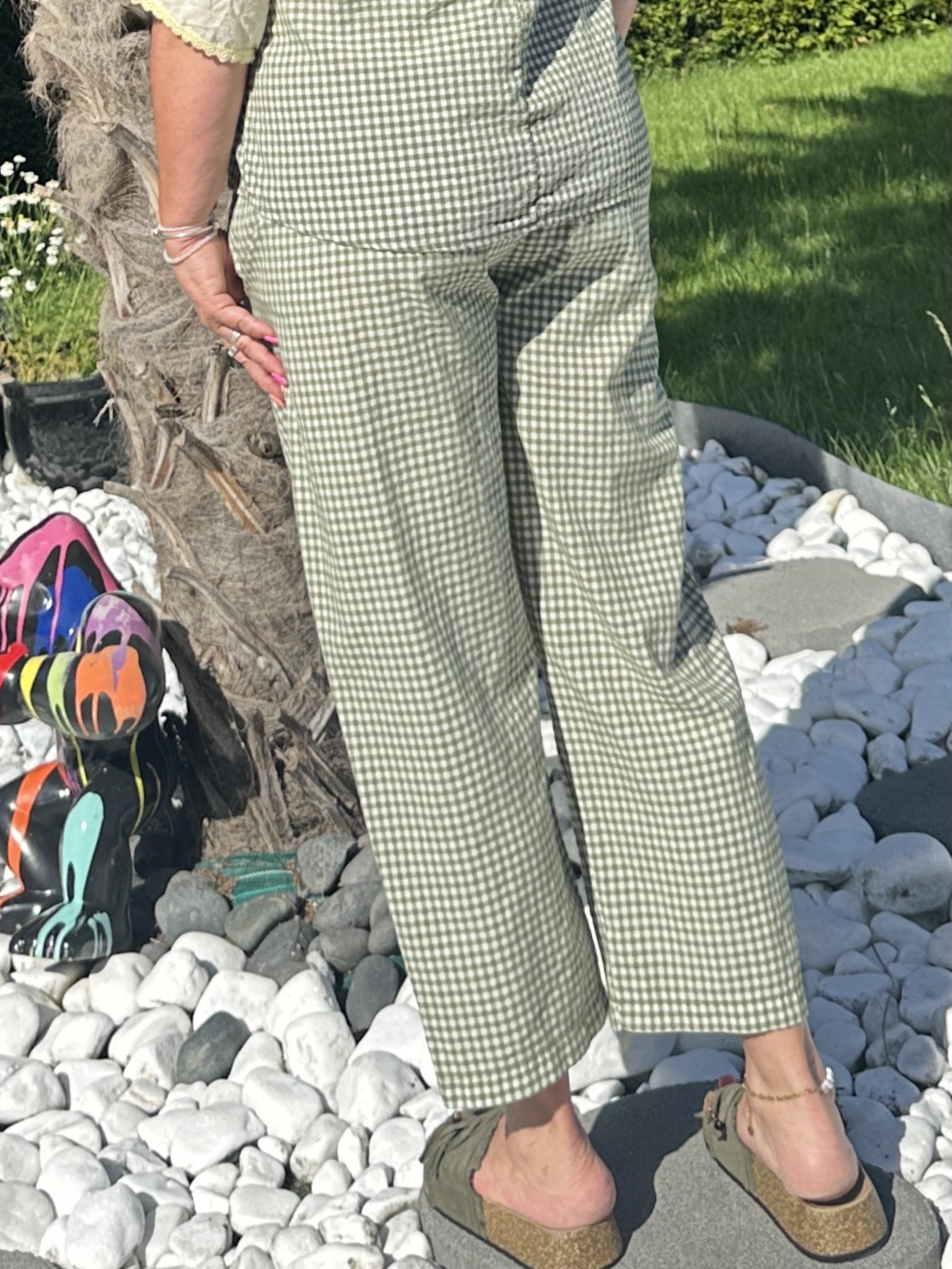 Pantalon Dakota vichy kaki – Image 6