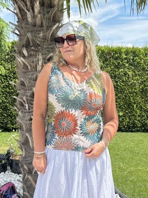 Top lilou floral