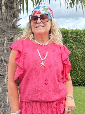 Blouse Bonnie framboise
