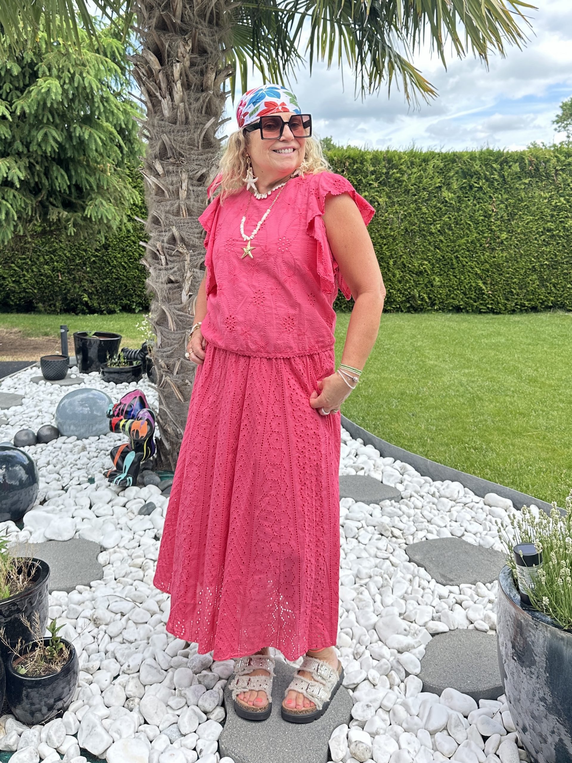 Jupe Mindy framboise – Image 4