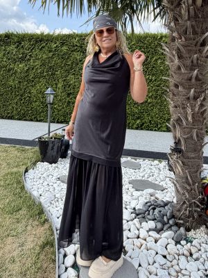 Robe Charlie bi-matiere
