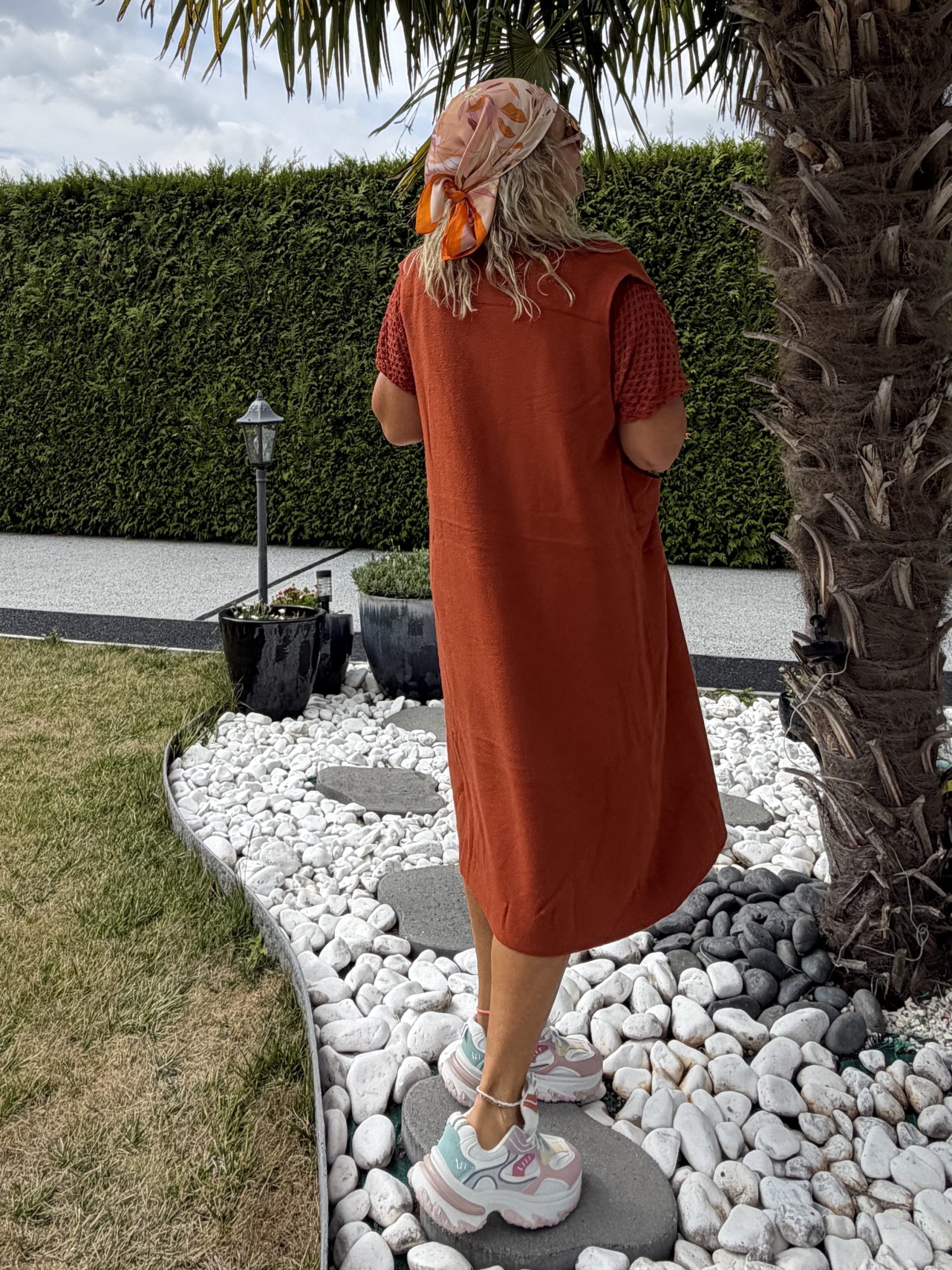 Gilet Ariana rouille sans manches – Image 4