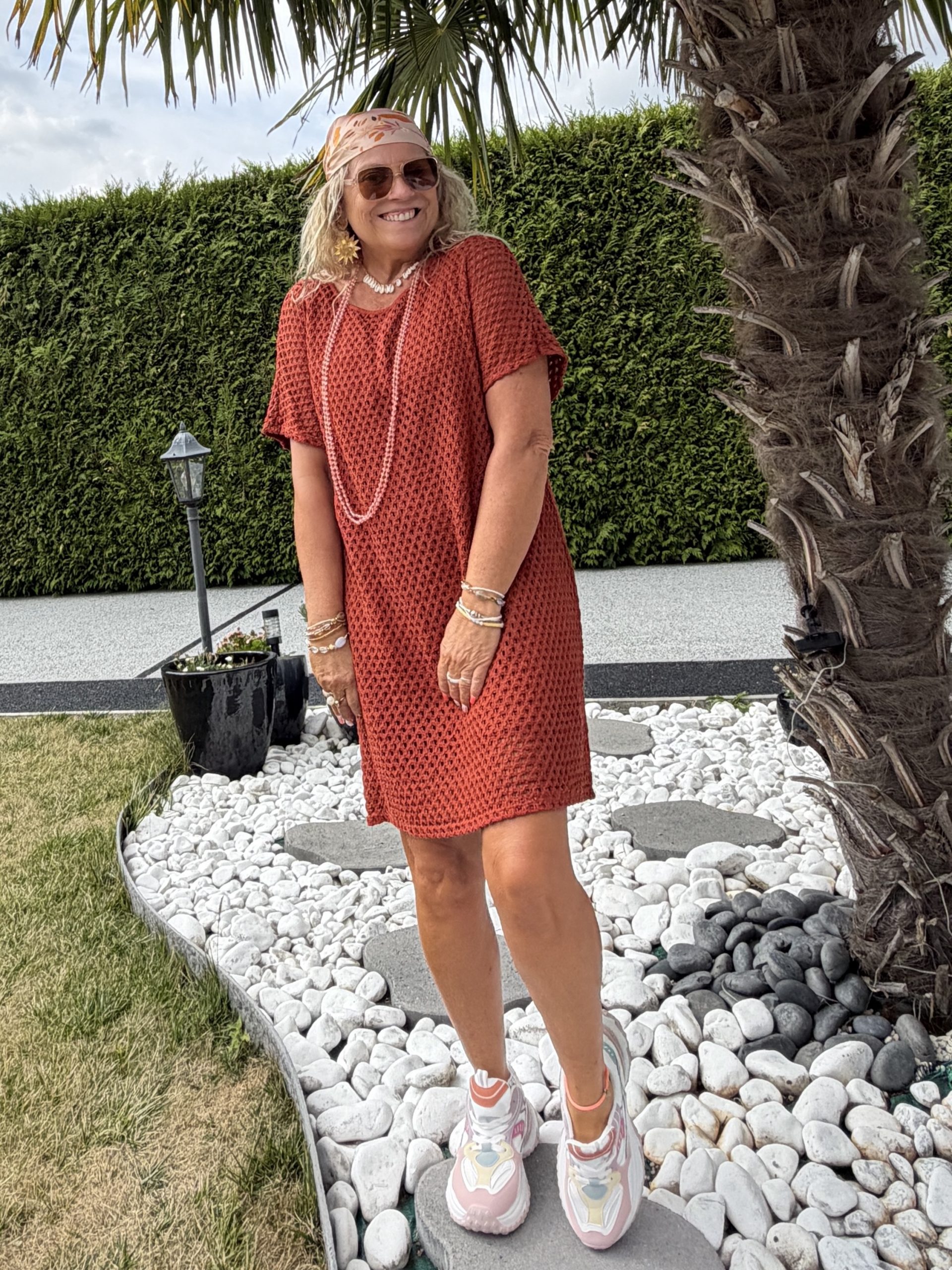 Robe Willow crochet rouille – Image 2