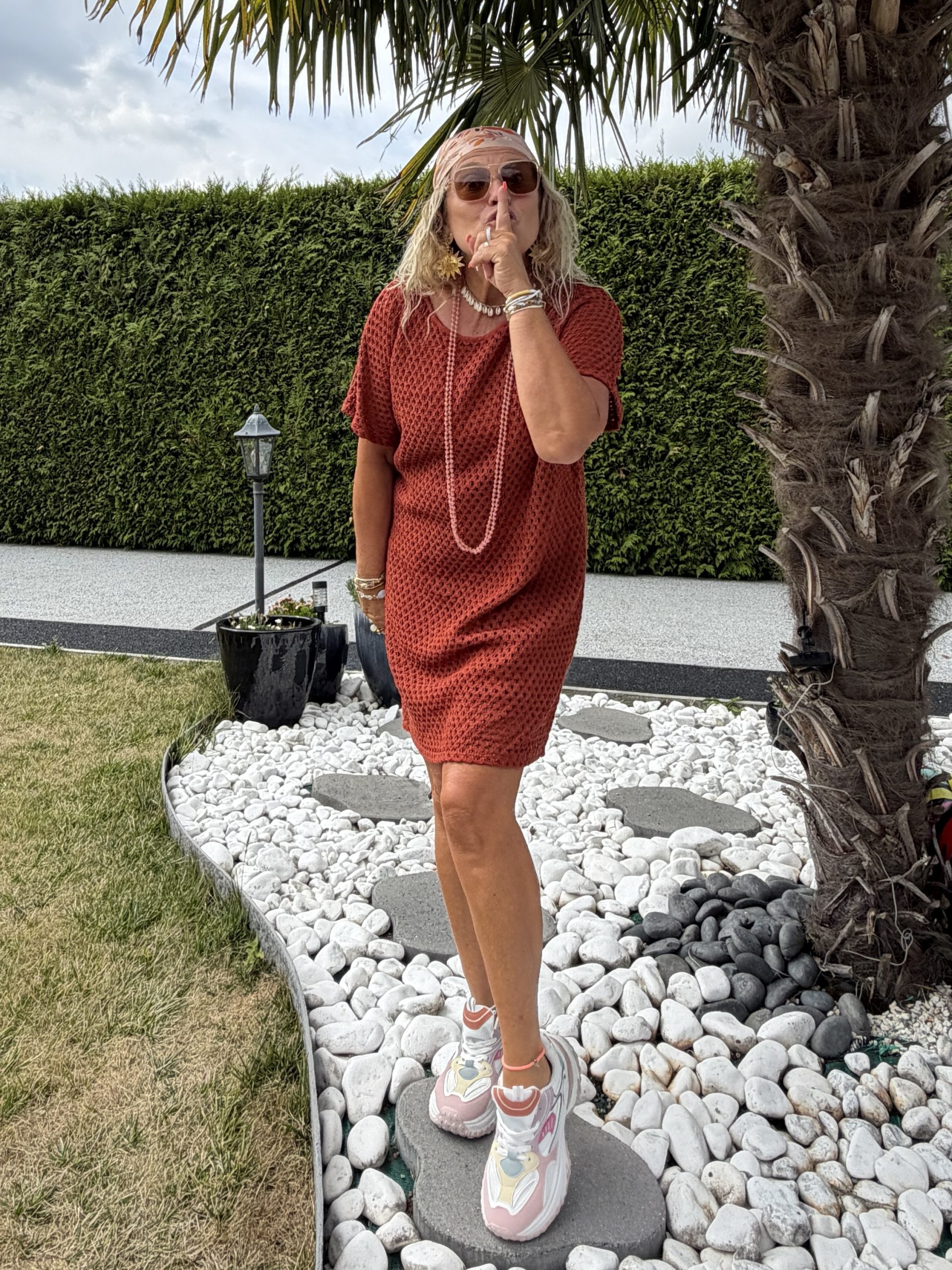 Robe Willow crochet rouille – Image 3