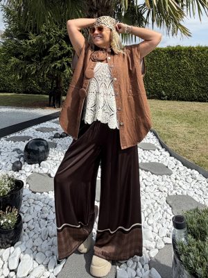 Pantalon Ashley satin