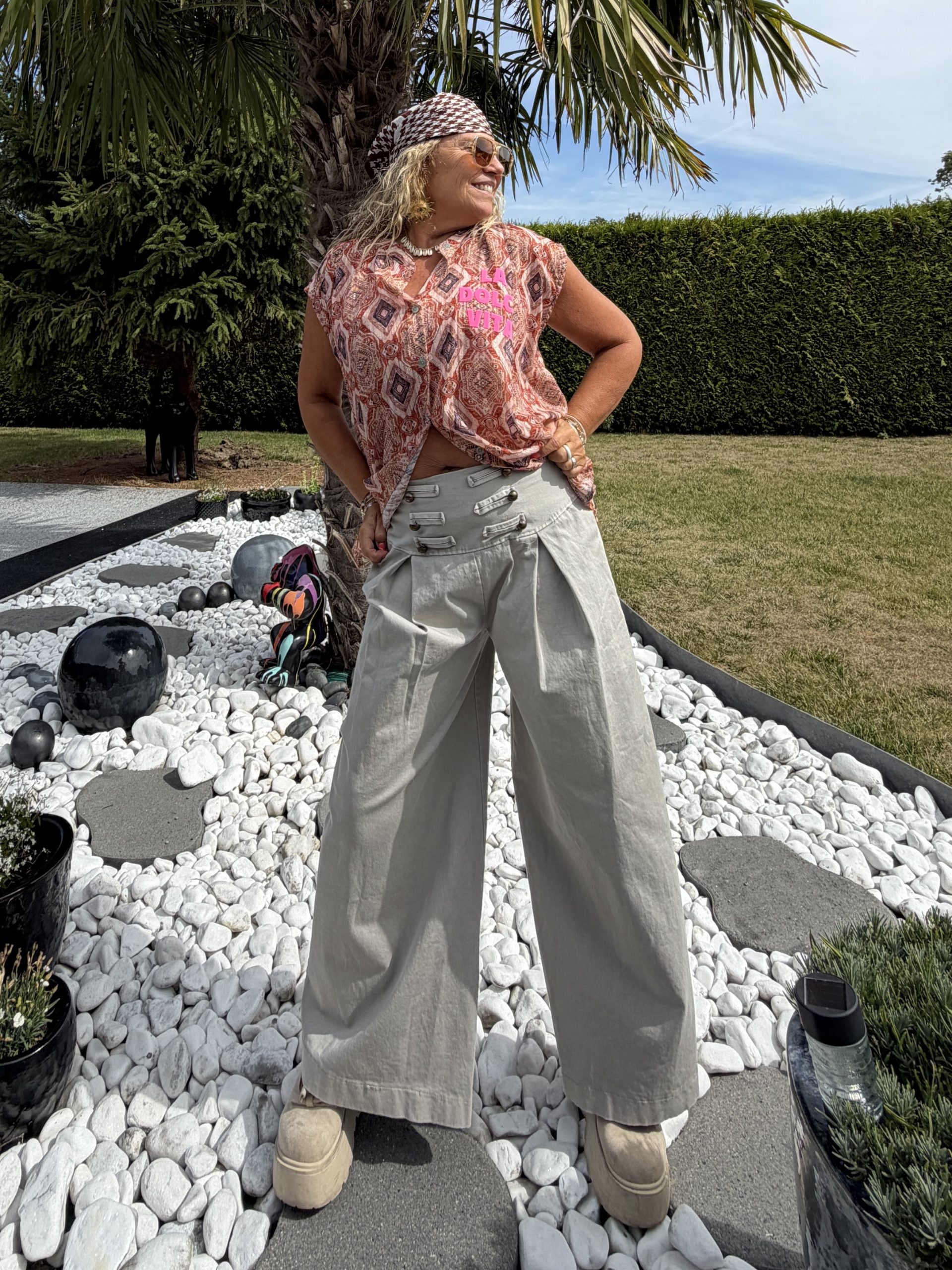 Pantalon Madeleine écru
