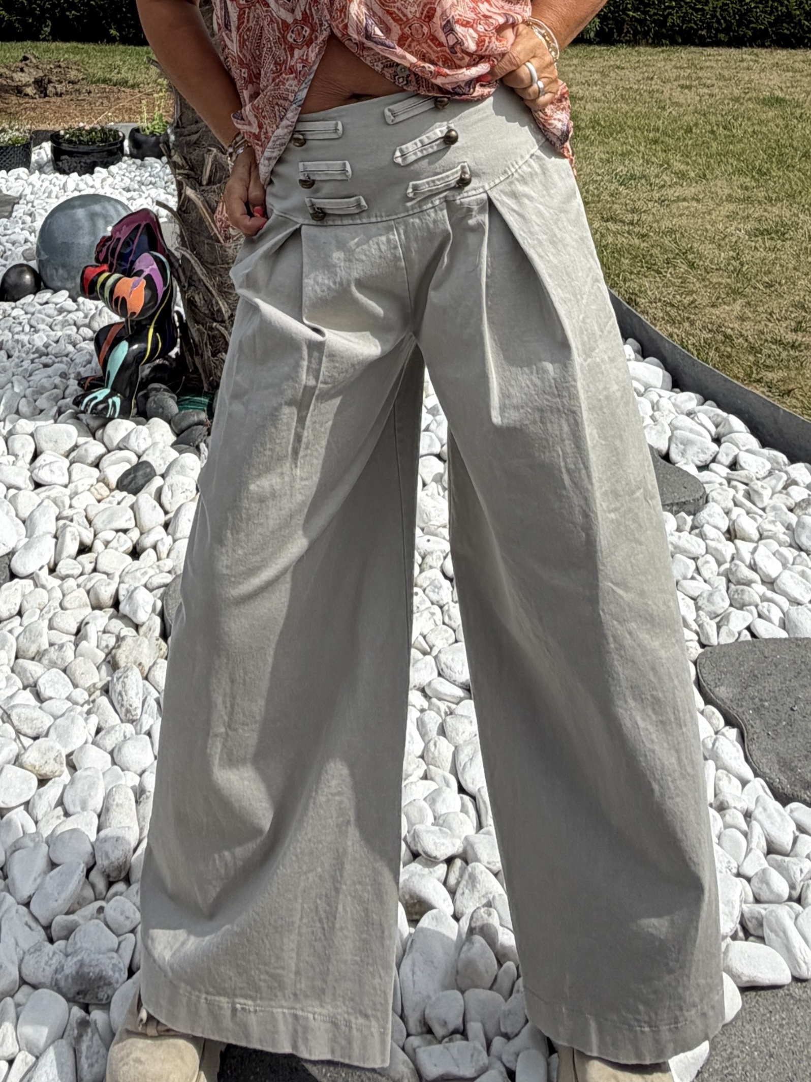 Pantalon Madeleine écru – Image 2