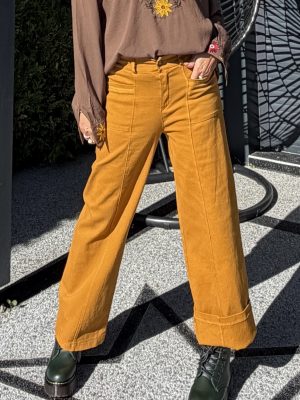 Pantalon Mia moutarde