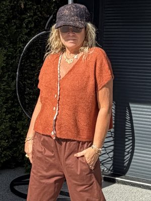 Gilet Ambre rouille