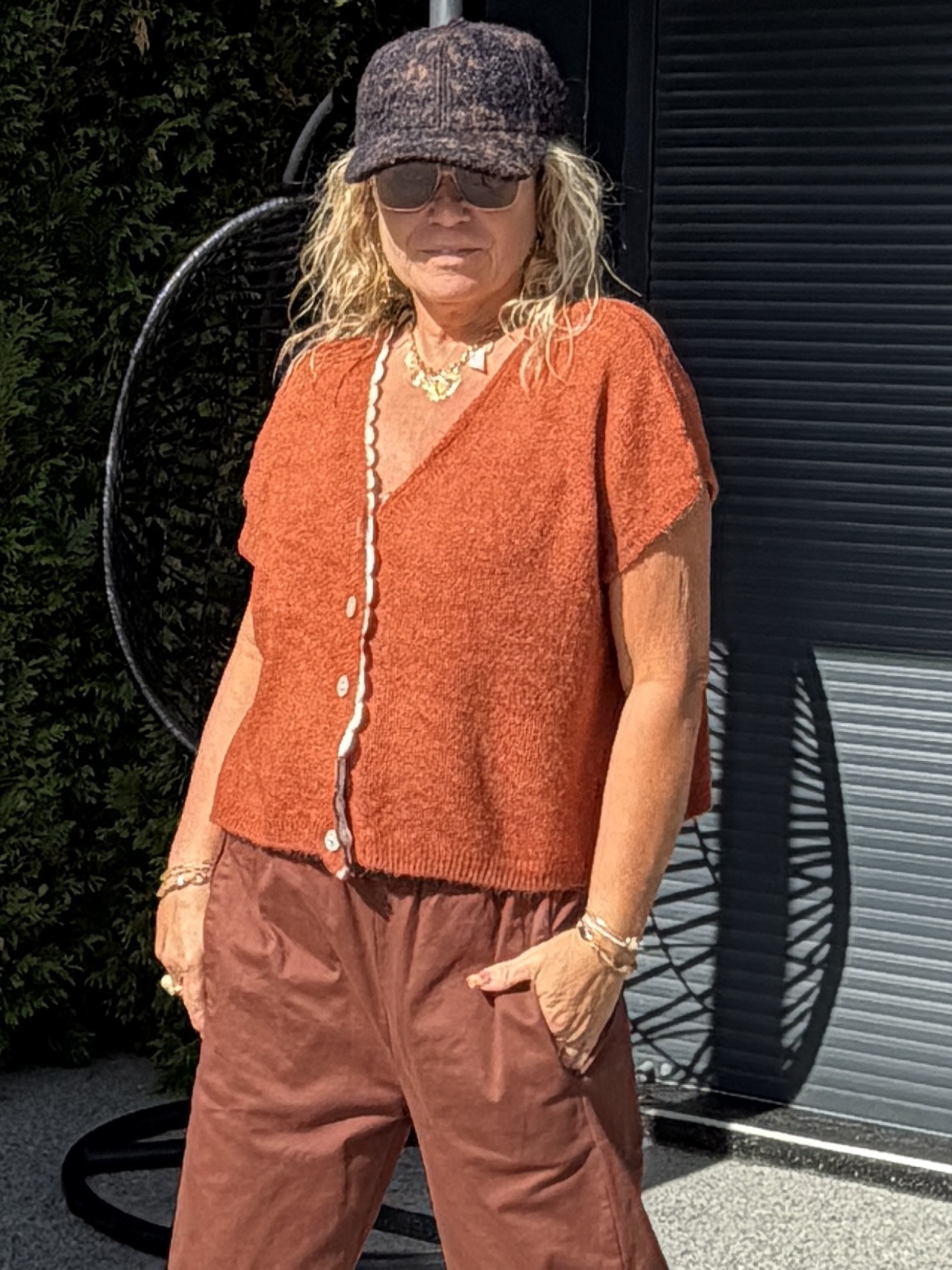 Gilet Ambre rouille