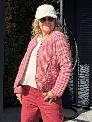 Veste Garance framboise
