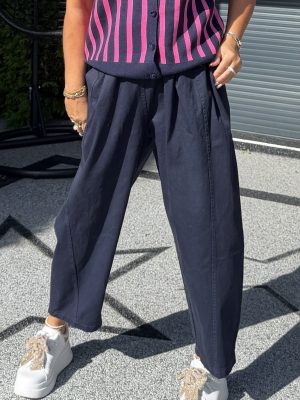 Pantalon Rym large marine