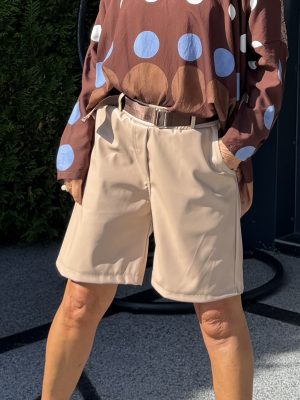 Bermuda Eva simili beige