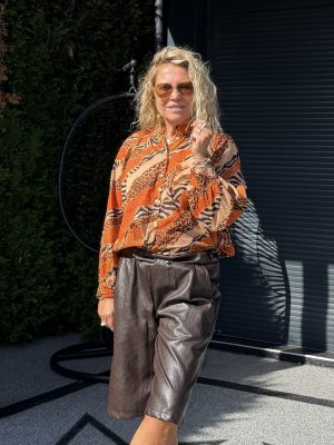 Chemise Lise orange